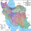 Iran Fault Map on Provincial Subdivisions
