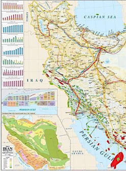General Map of the Petroleum Industry of Iran 2021