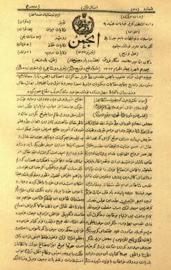Anjuman-i Tabrīz, Rūznāmah-i (Qājār) – Collection of 4 years including 221 issues
