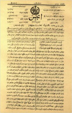 Rūznāmah-i Anjuman-i Tabrīz (Qājār) - Archive of 4 years, 221 issues
